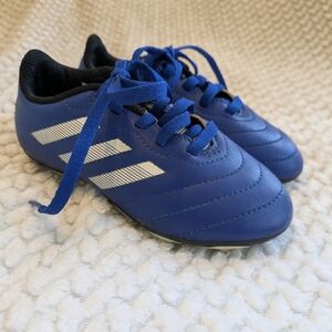 Adidas Kids Blue Soccer Shoes